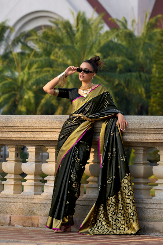 Timeless Elegance Woven in Luxurious Handloom Satin Grace