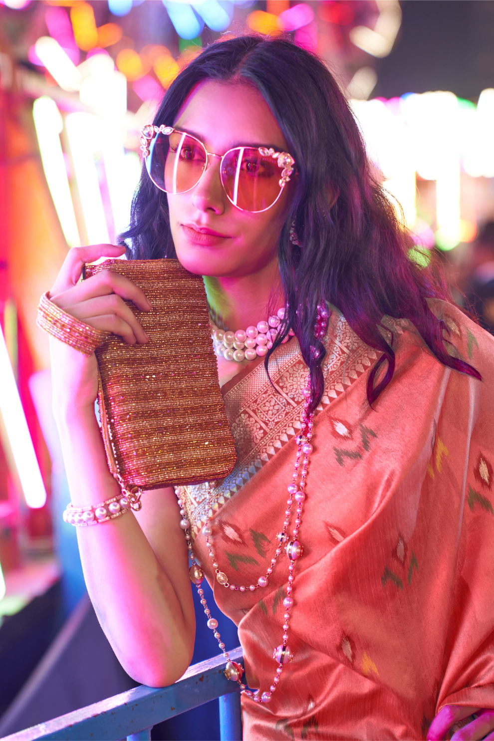 Designer Party Wear Handloom Kaitra Silk Saree with Elegant Weaving