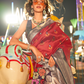 Designer Party Wear Handloom Kaitra Silk Saree with Elegant Weaving