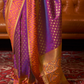 Elegant Handloom Saree with Traditional Zari Weaving