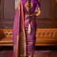Elegant Handloom Saree with Traditional Zari Weaving