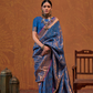 Gracefully Woven Pure Handloom Silk Drape Saree