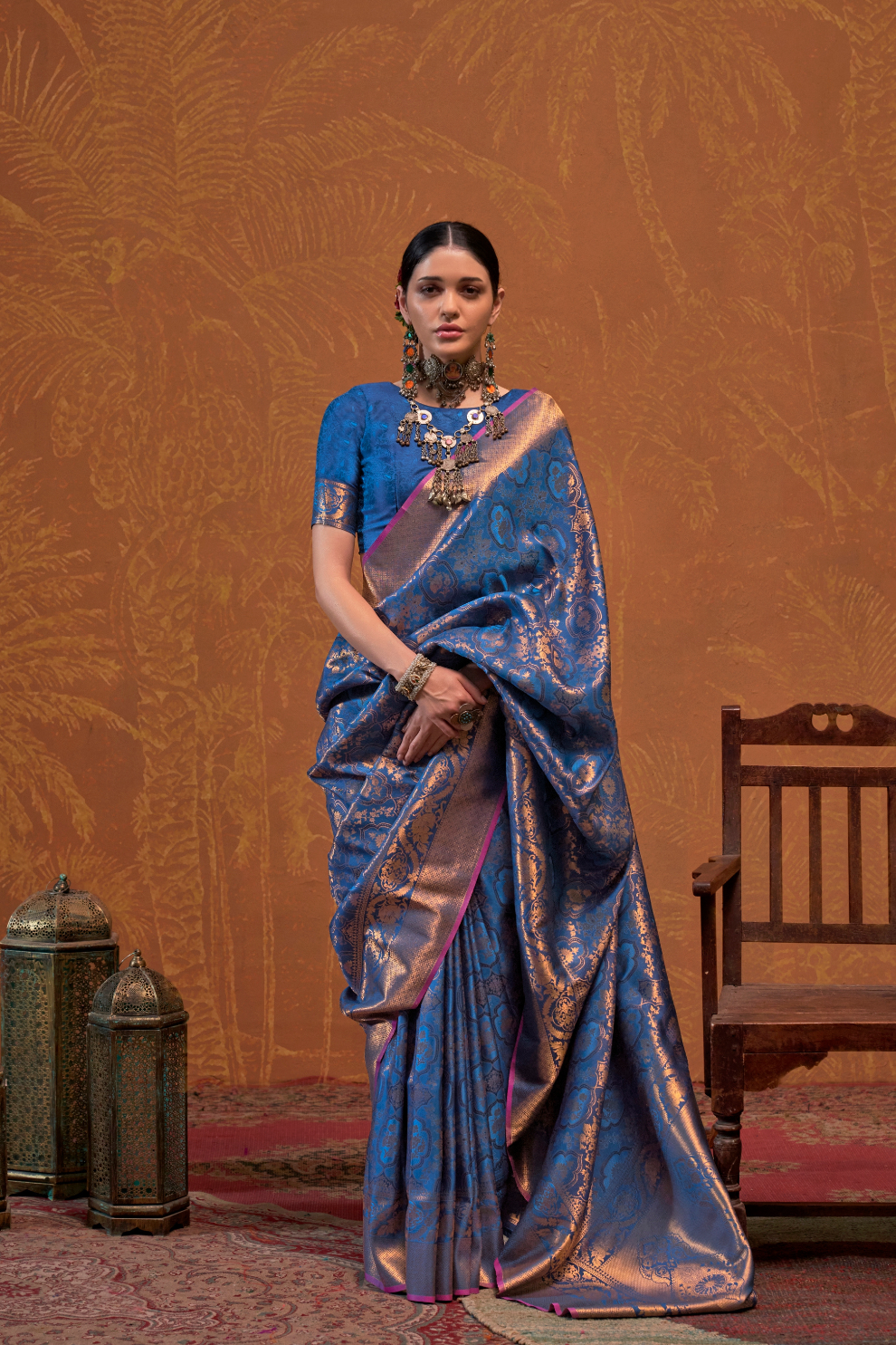 Gracefully Woven Pure Handloom Silk Drape Saree