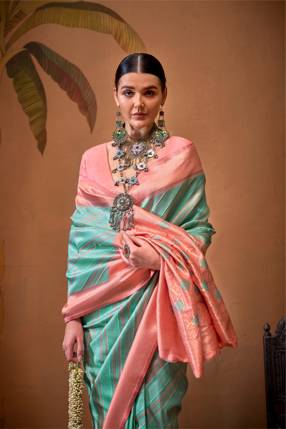 Pure Handloom Silk Saree with Traditional Charm