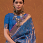 Gracefully Woven Pure Handloom Silk Drape Saree