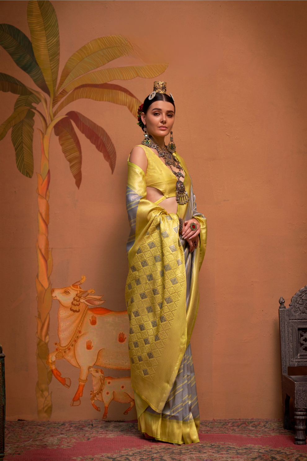 Pure Handloom Silk Saree with Traditional Charm