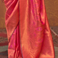 Gracefully Woven Pure Handloom Silk Drape Saree