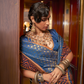 Elegant Handloom Saree with Traditional Zari Weaving