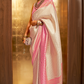 Elegant Handloom Saree with Traditional Zari Weaving