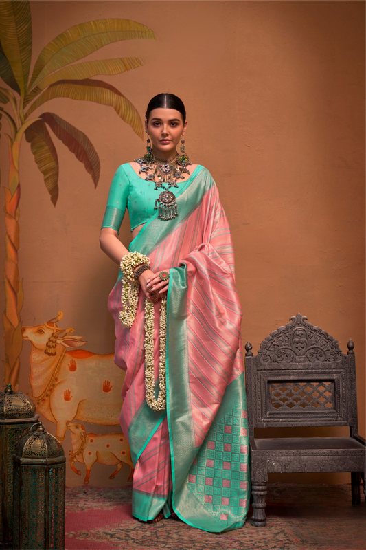 Pure Handloom Silk Saree with Traditional Charm