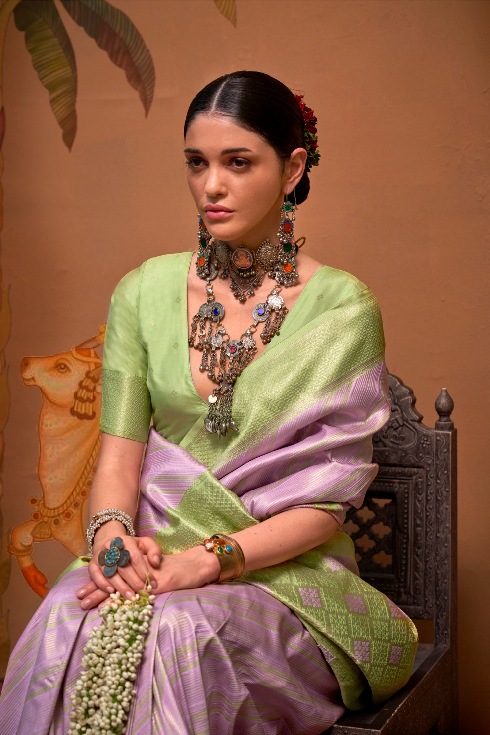 Pure Handloom Silk Saree with Traditional Charm