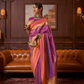 Elegant Handloom Saree with Traditional Zari Weaving