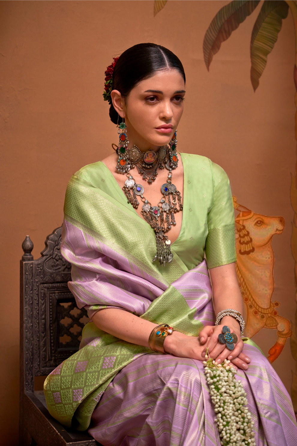 Pure Handloom Silk Saree with Traditional Charm