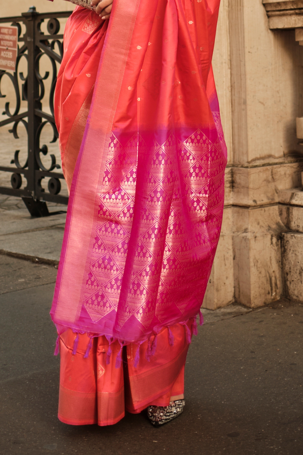 Banarasi Soft Silk Handloom Saree with Traditional Elegance