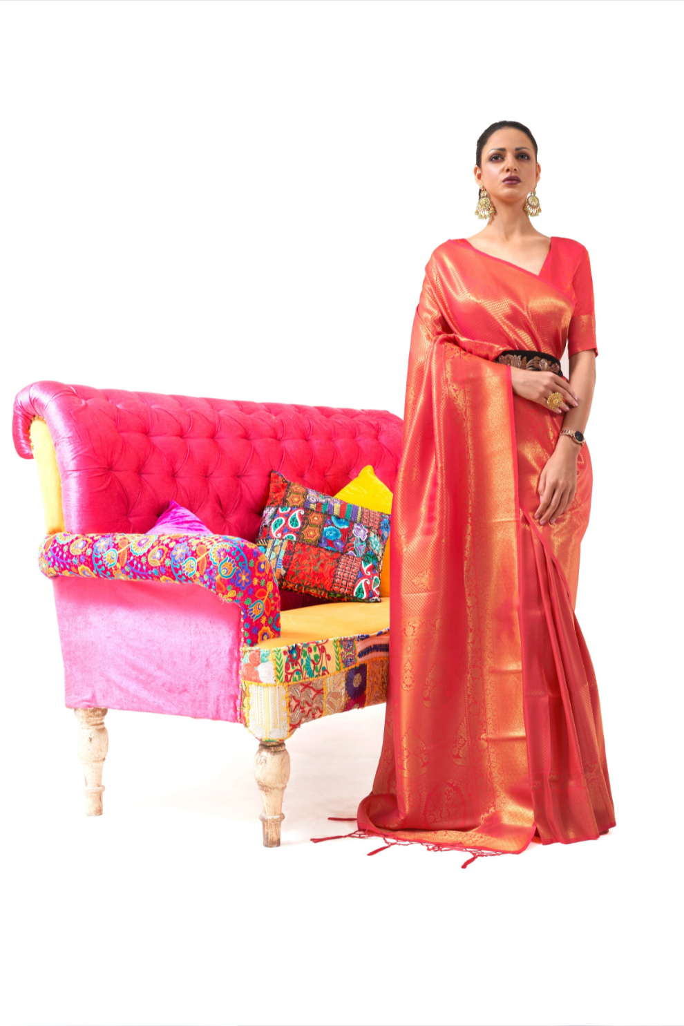 Kanjivaram Pattu Silk Saree with Cultural Elegance and Shine