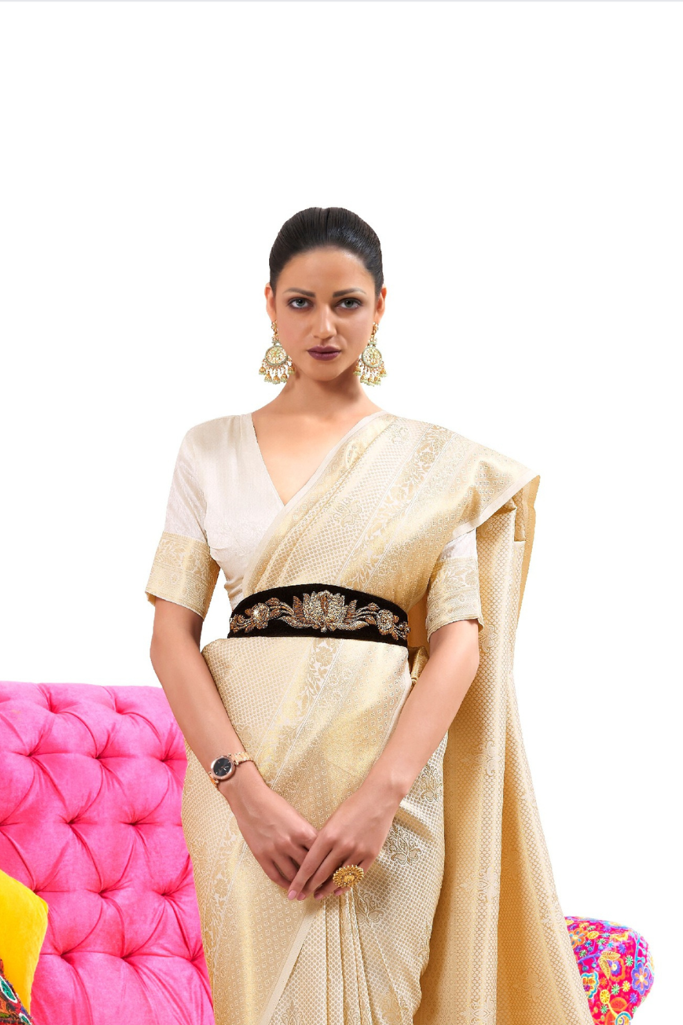 Kanjivaram Pattu Silk Saree with Cultural Elegance and Shine