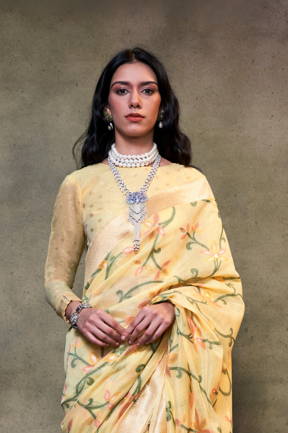 Beautiful Designer Jamdani Handwoven Cotton Saree for Festive We