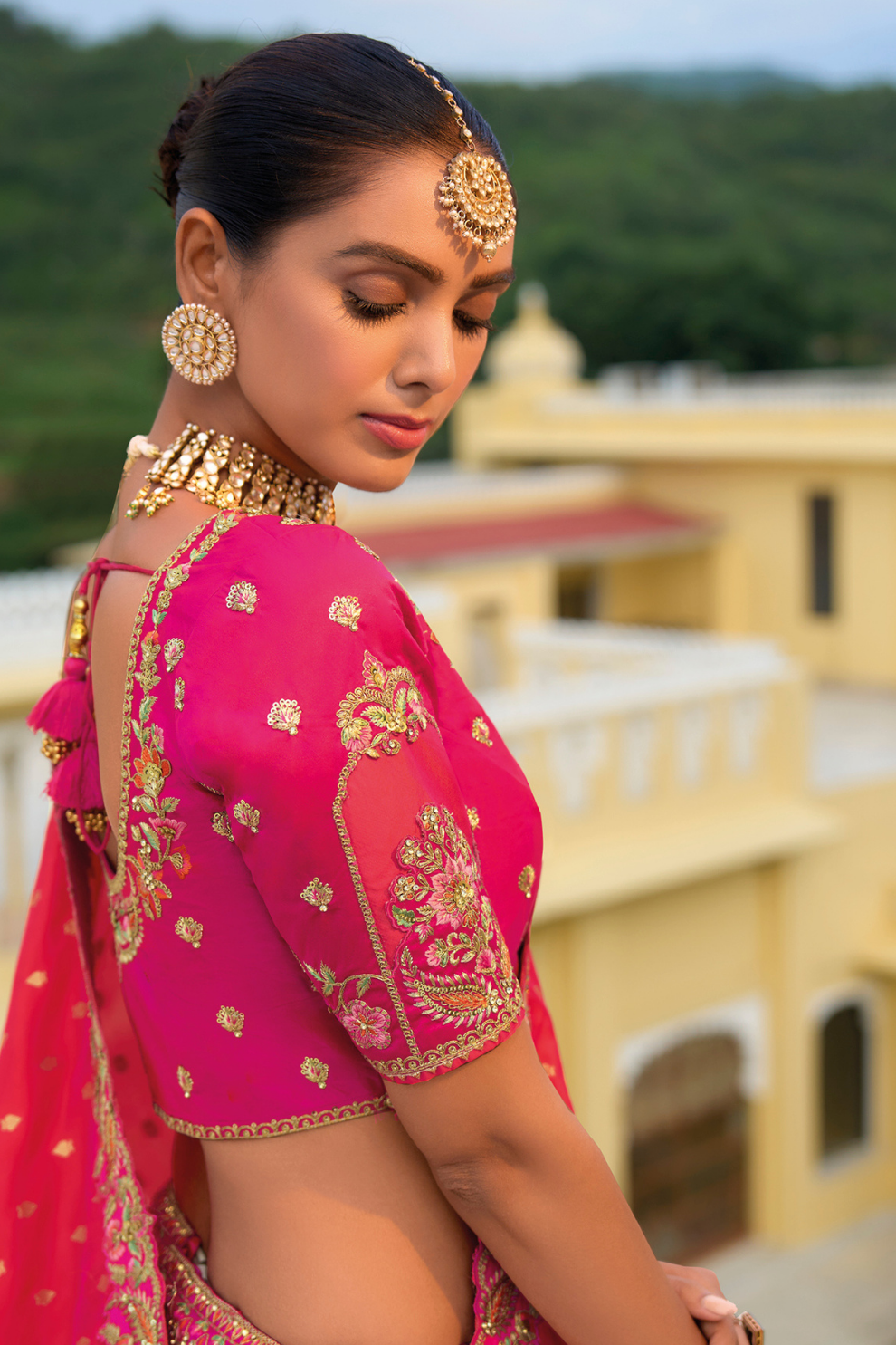 Designer Ethnic Lehenga with Dupatta and Intricate Embroidery