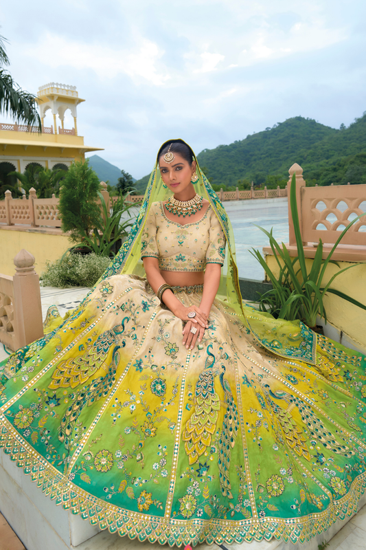 Designer Ethnic Lehenga with Dupatta and Intricate Embroidery