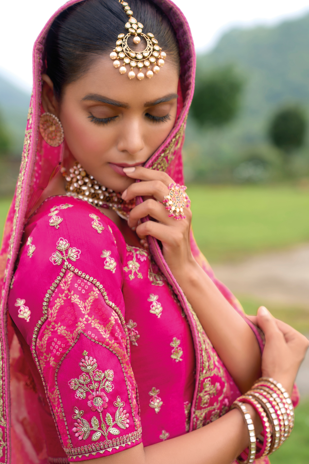 Designer Ethnic Lehenga with Dupatta and Intricate Embroidery