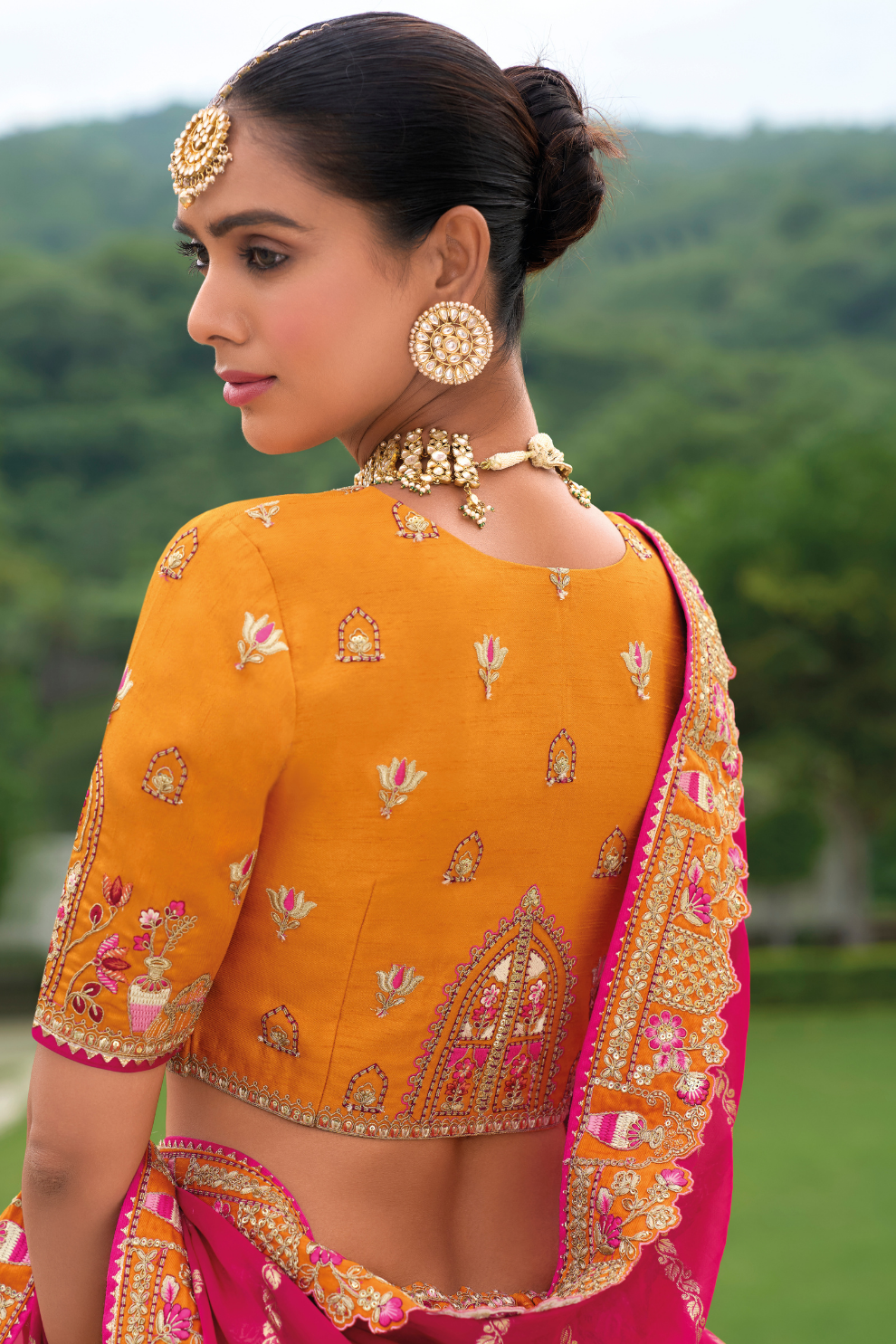 Designer Ethnic Lehenga with Dupatta and Intricate Embroidery