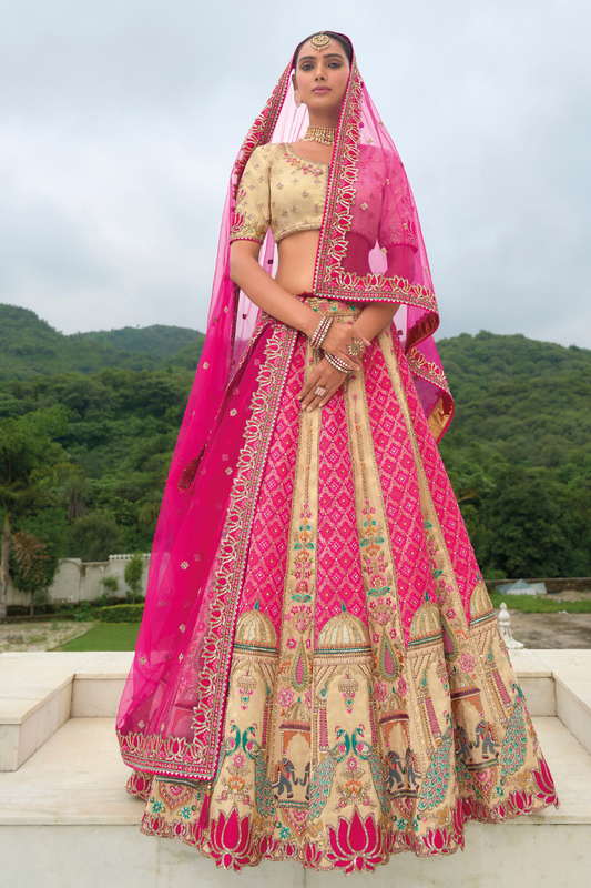 Designer Ethnic Lehenga with Dupatta and Intricate Embroidery