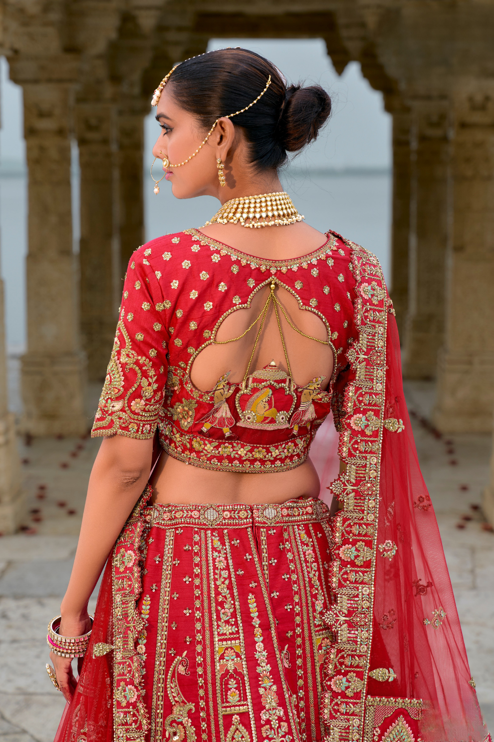 Luxury Silk Bridal Lehenga Choli – Handcrafted Elegance for Your Big Day