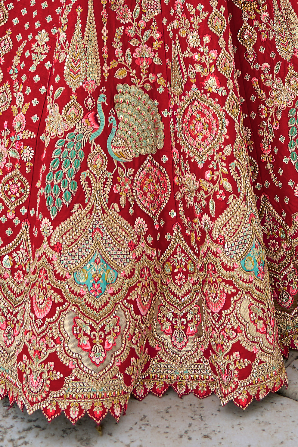 Luxury Silk Bridal Lehenga Choli – Handcrafted Elegance for Your Big Day