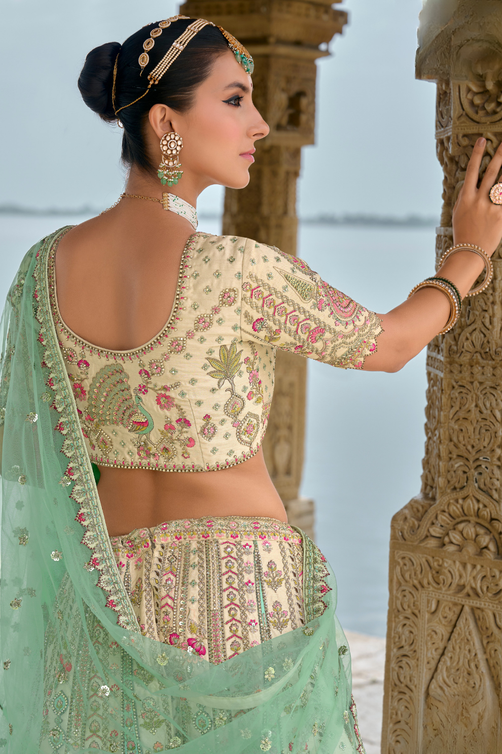 Luxury Silk Bridal Lehenga Choli – Handcrafted Elegance for Your Big Day