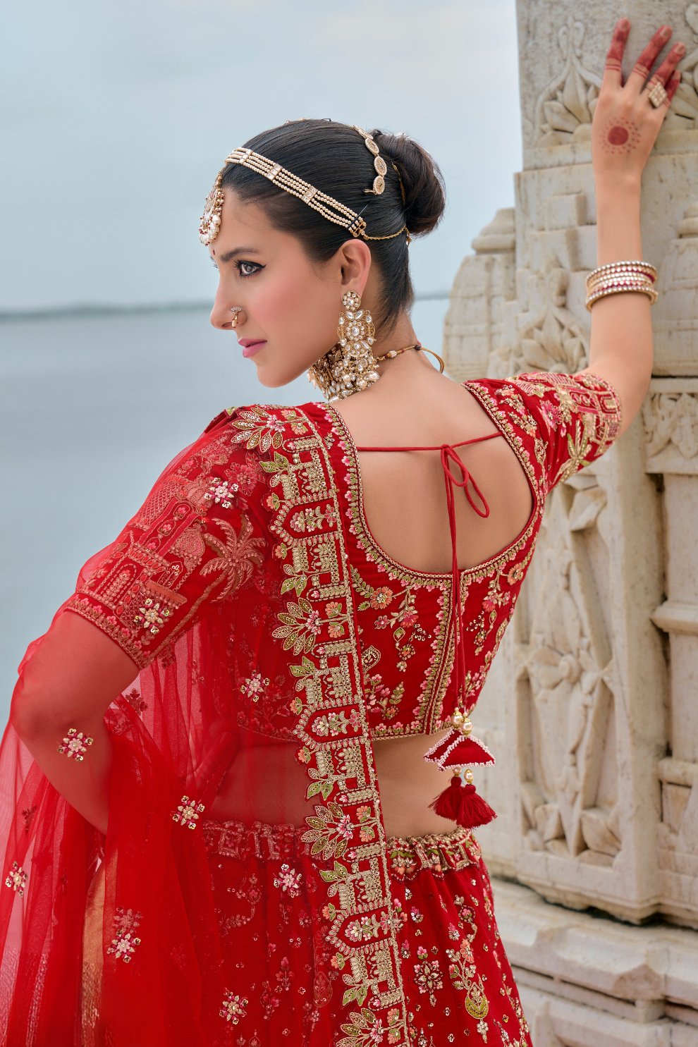 Luxury Silk Bridal Lehenga Choli – Handcrafted Elegance for Your Big Day