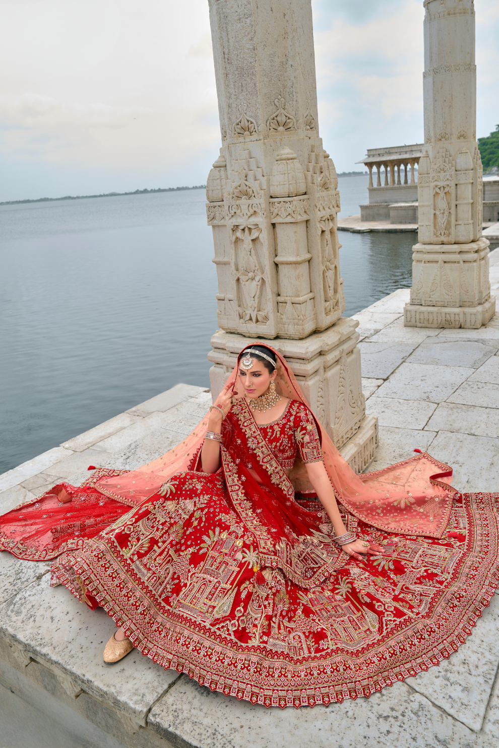 Luxury Silk Bridal Lehenga Choli – Handcrafted Elegance for Your Big Day