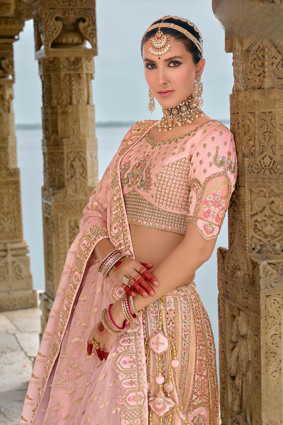 Luxury Silk Bridal Lehenga Choli – Handcrafted Elegance for Your Big Day