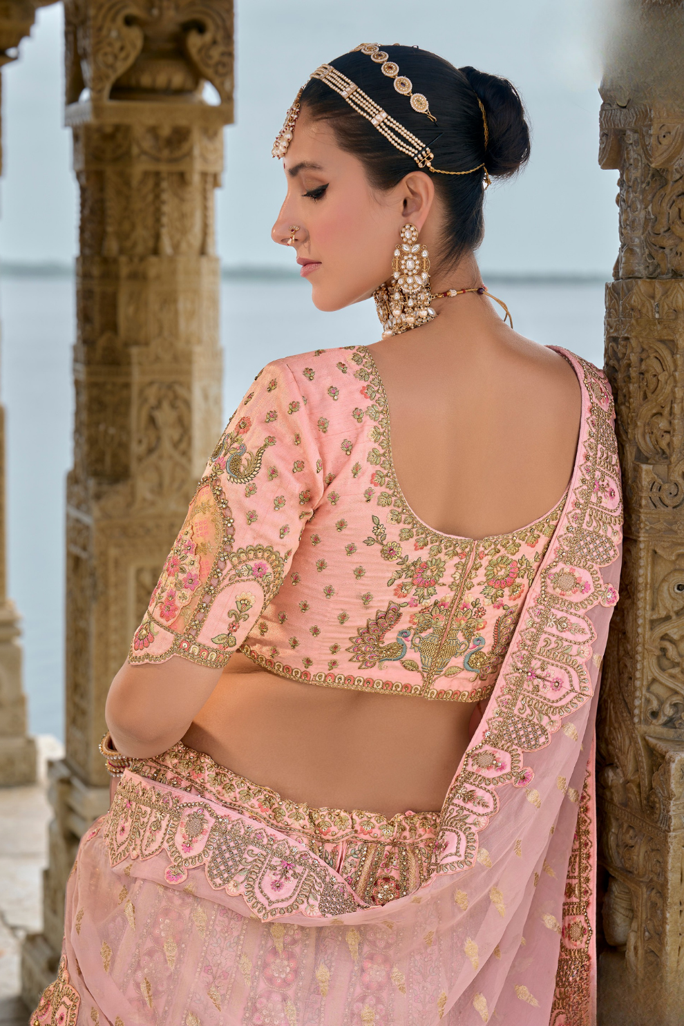 Luxury Silk Bridal Lehenga Choli – Handcrafted Elegance for Your Big Day
