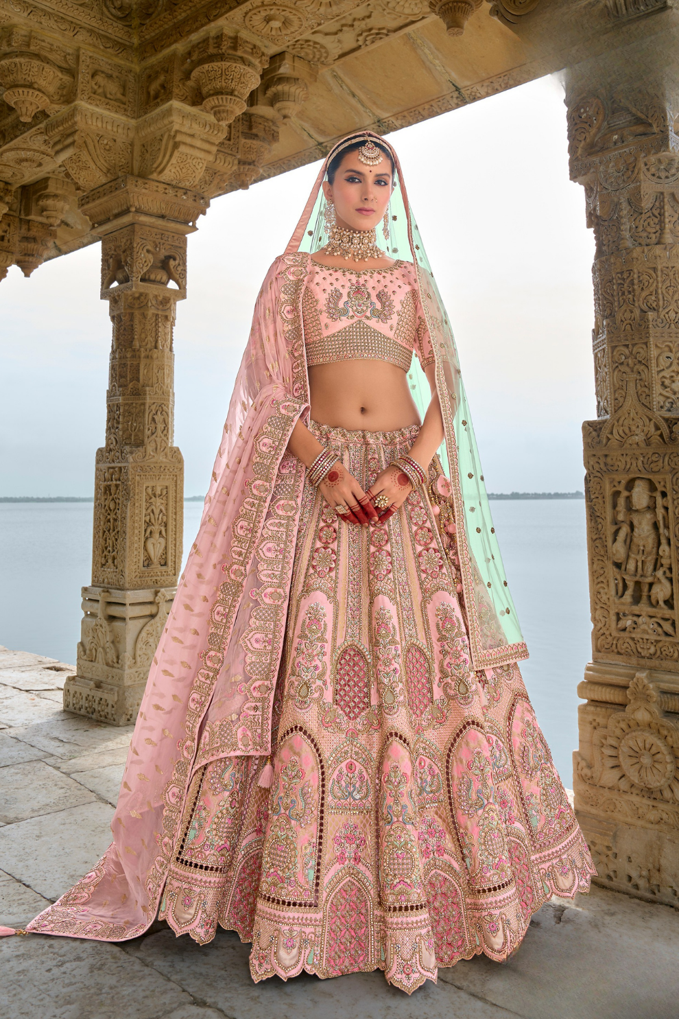 Luxury Silk Bridal Lehenga Choli – Handcrafted Elegance for Your Big Day
