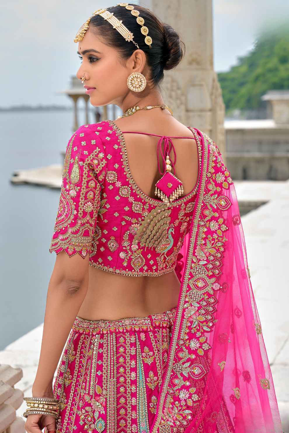 Luxury Silk Bridal Lehenga Choli – Handcrafted Elegance for Your Big Day