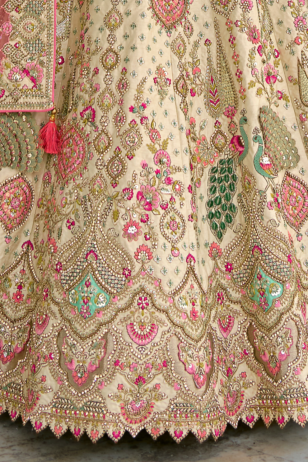 Luxury Silk Bridal Lehenga Choli – Handcrafted Elegance for Your Big Day