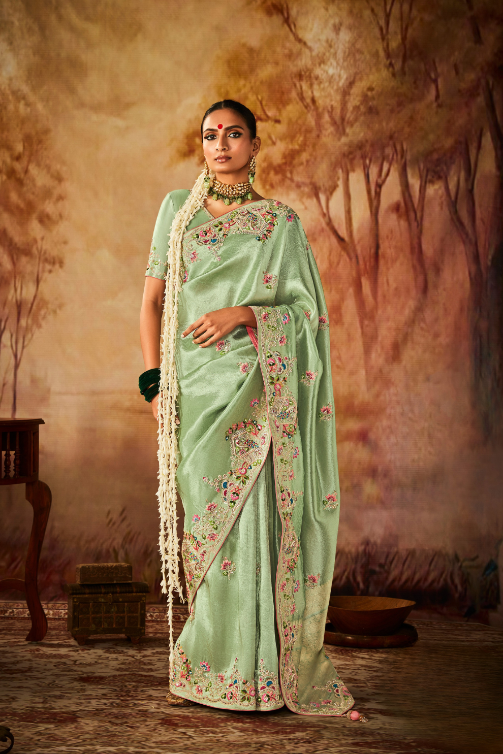 Beautiful Designer Pure Banarasi Kanjivaram Saree for Occasions