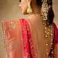 Designer Bridal Saree – Heavy Zardozi Border with Zircon & Kaanch Work