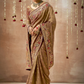 Tissue Dola Silk Embroidered Wedding Saree for Timeless Elegance