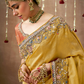 Tissue Dola Silk Embroidered Wedding Saree for Timeless Elegance