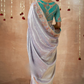 Tissue Dola Silk Embroidered Wedding Saree for Timeless Elegance