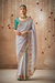 Tissue Dola Silk Embroidered Wedding Saree for Timeless Elegance