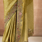 Tissue Dola Silk Embroidered Wedding Saree for Timeless Elegance