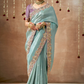 Tissue Dola Silk Embroidered Wedding Saree for Timeless Elegance