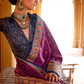 Super Polyester Viscose Silk Saree with Hand Block Luxury Print - LaVante Fashion