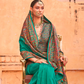 Pure Polyester Viscose Silk Saree with Hand Block Print - LaVante Fashion