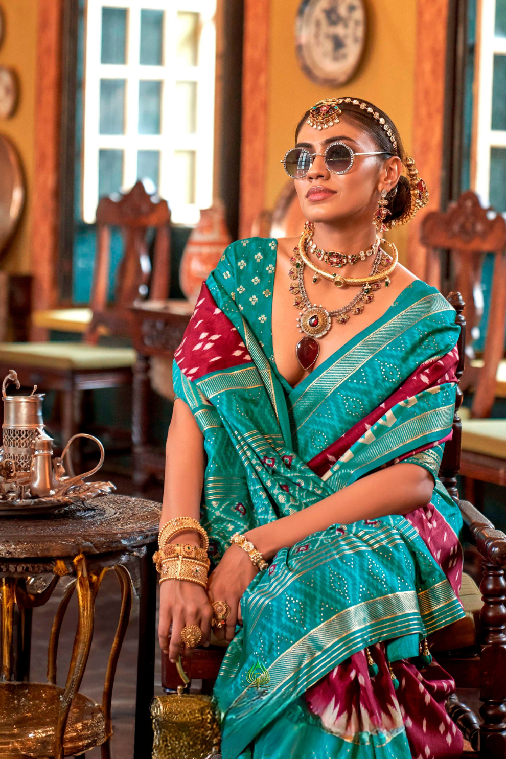 Pure Viscose Silk Saree with Silk Blend Designer Print