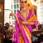 Pure Viscose Silk Saree with Silk Blend Designer Print