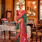 Pure Viscose Silk Saree with Silk Blend Designer Print