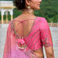 Beautifully Shaded Silk Lehenga with Handcrafted Embroidery & Cutwork